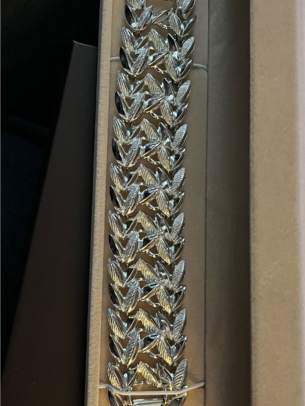 Silver Leaf Link Bracelet - Women Accessories